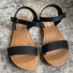 Black Strappy Sandals